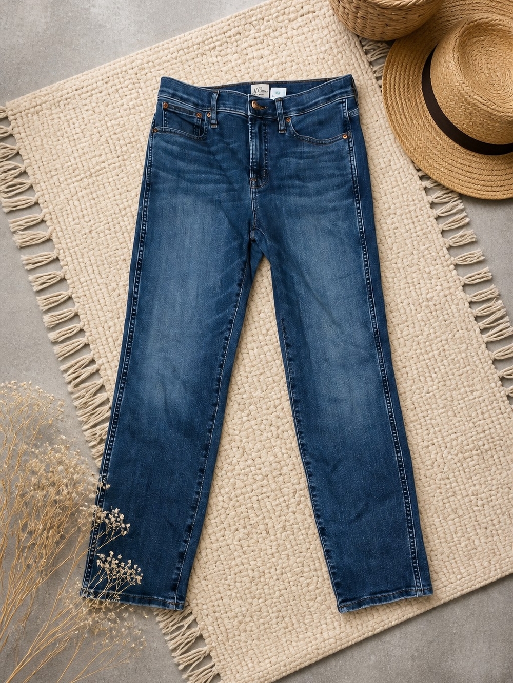 J. Crew Denim 28 Straight Leg Jeans